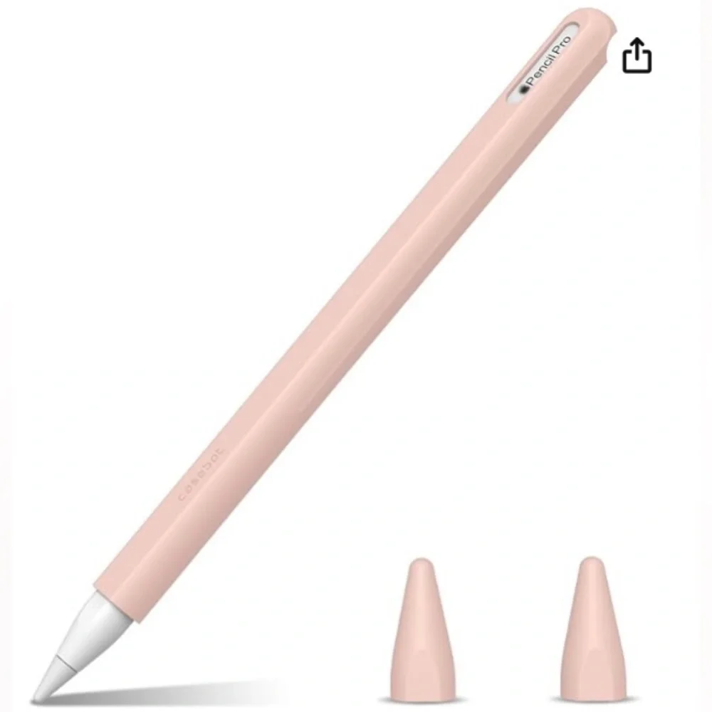 Pink Sand Apple Pencil Silicone Sleeve